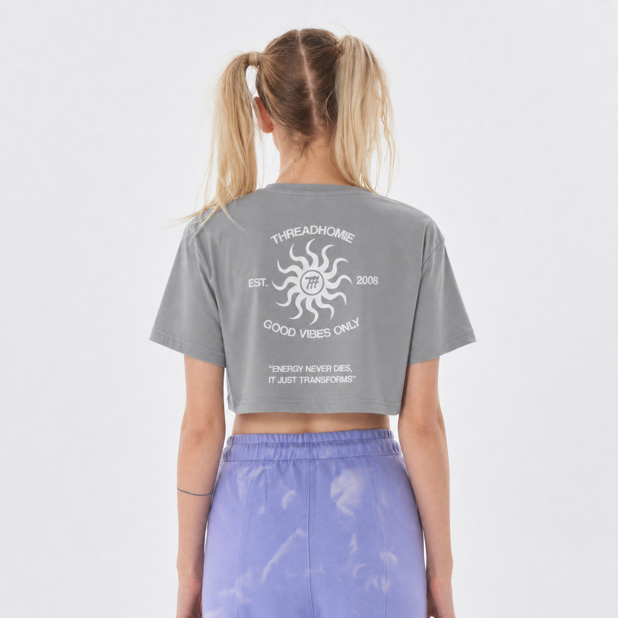 Good Vibes Cropped Tee